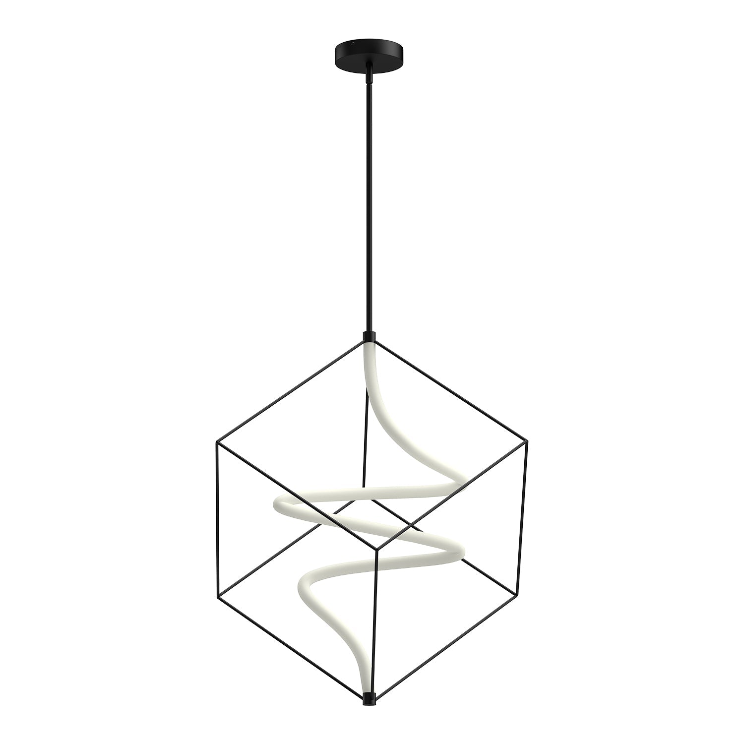 Kuzco Script black [universal voltage] pendant PD29226-BK