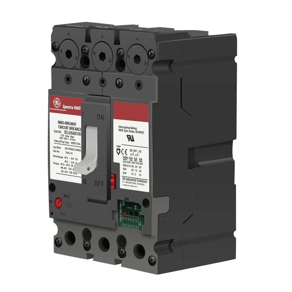 General Electric 30A 600V 3-Pole Molded Case Circuit Breaker Spectra RMS Frame