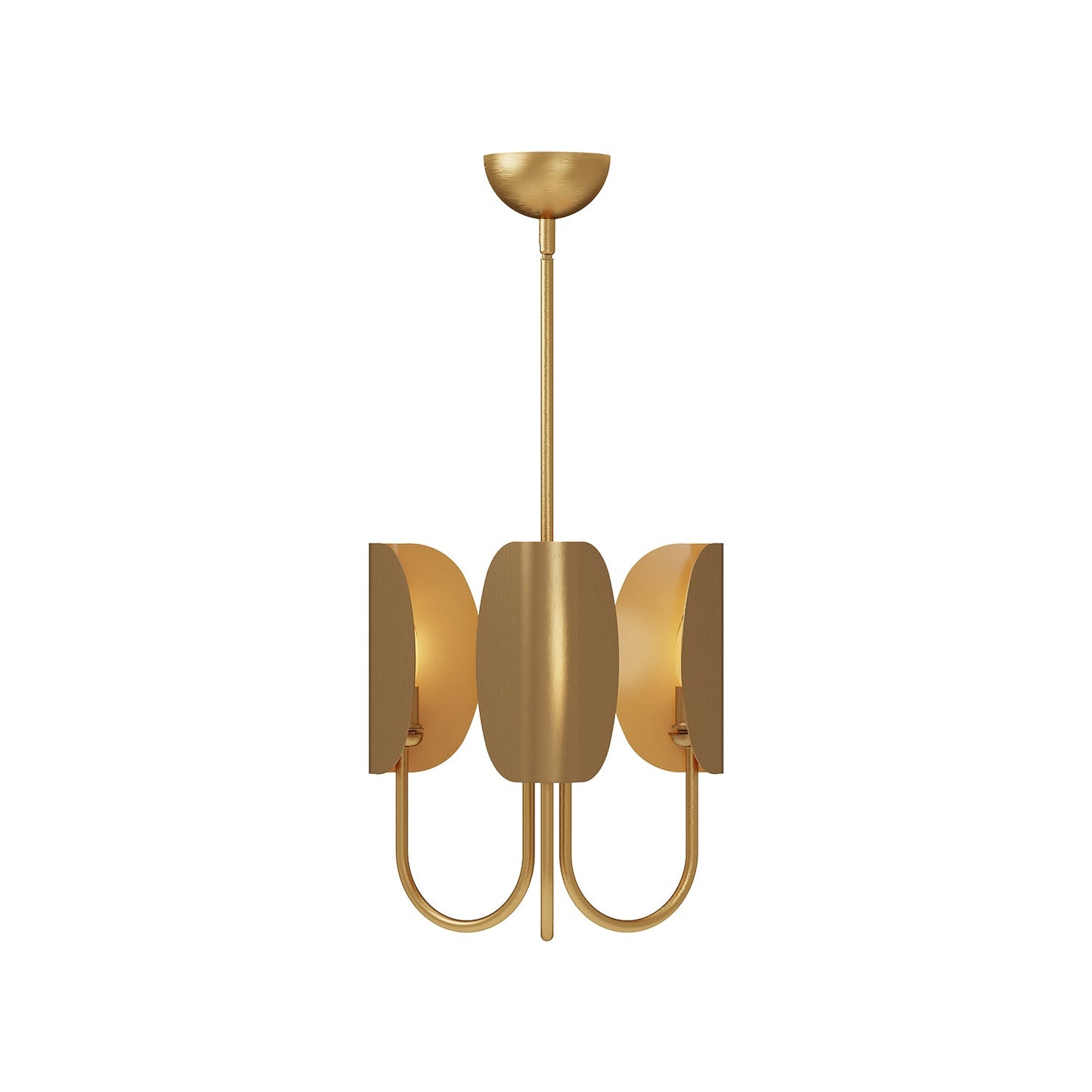 Alora Mood Seno aged gold chandelier CH450715AG