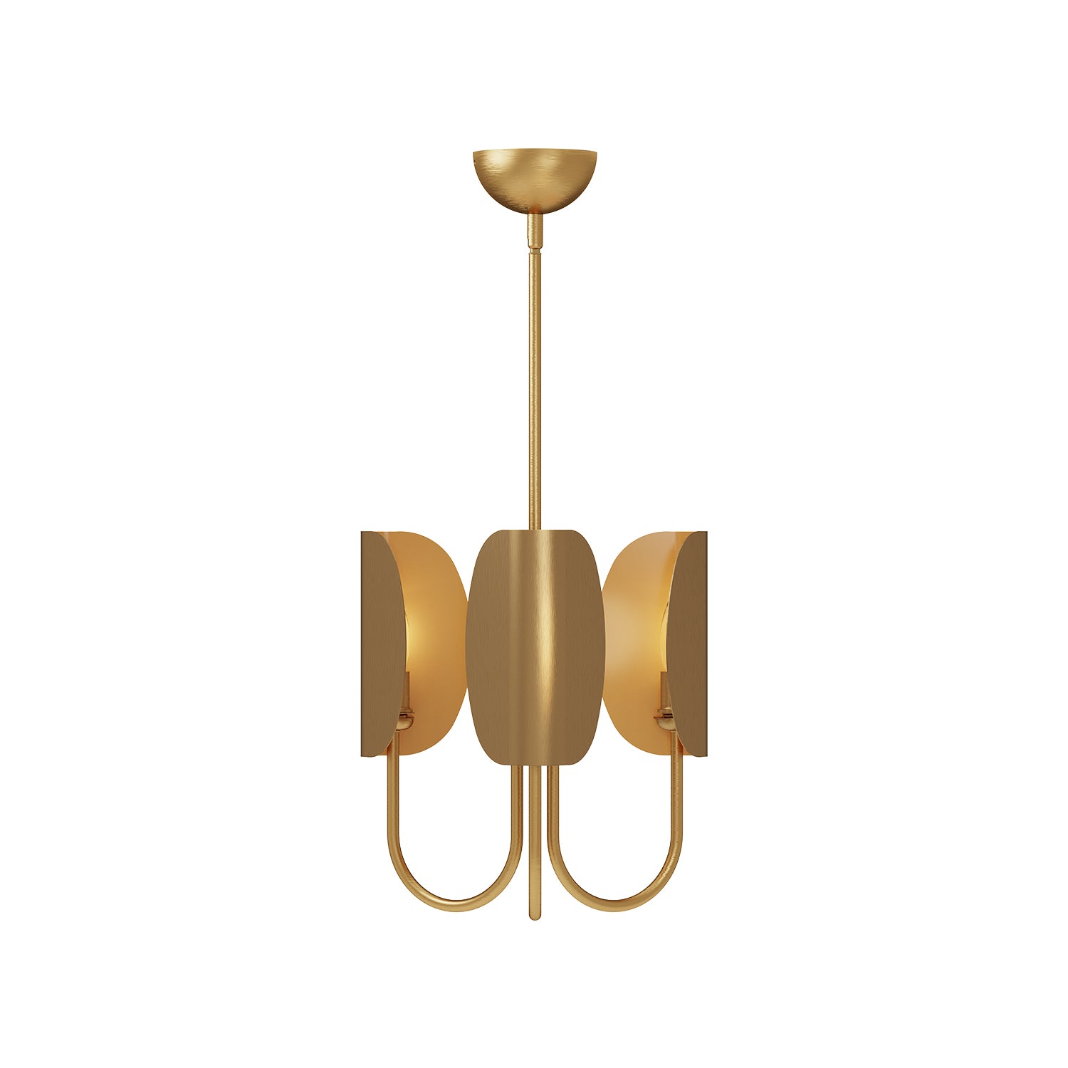 Alora Mood Seno aged gold chandelier CH450715AG
