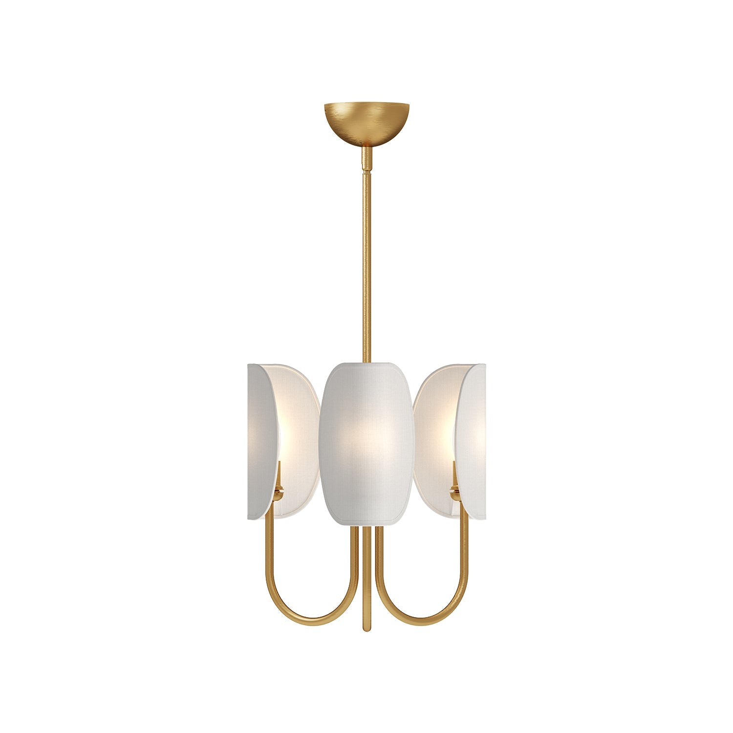 Alora Mood Seno aged gold chandelier CH450715AGCW