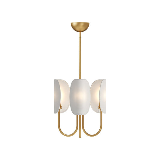 Alora Mood Seno aged gold chandelier CH450715AGCW