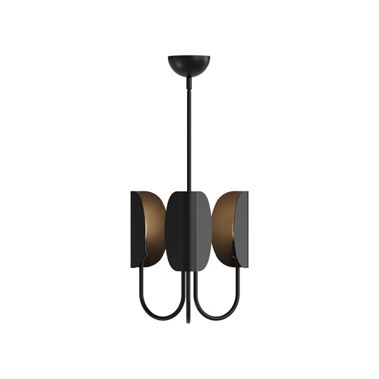 Alora Mood Seno matte black chandelier CH450715MB