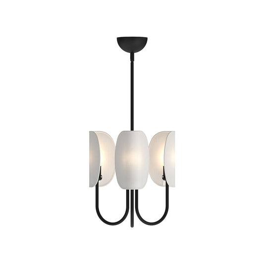 Alora Mood Seno matte black chandelier CH450715MBCW