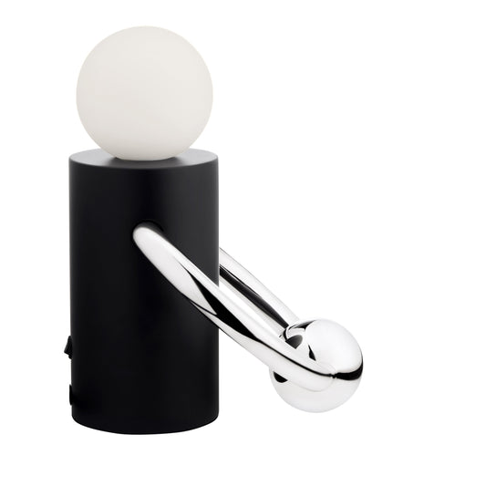 Kuzco Septum matte black table lamp TL73708-MB/CH