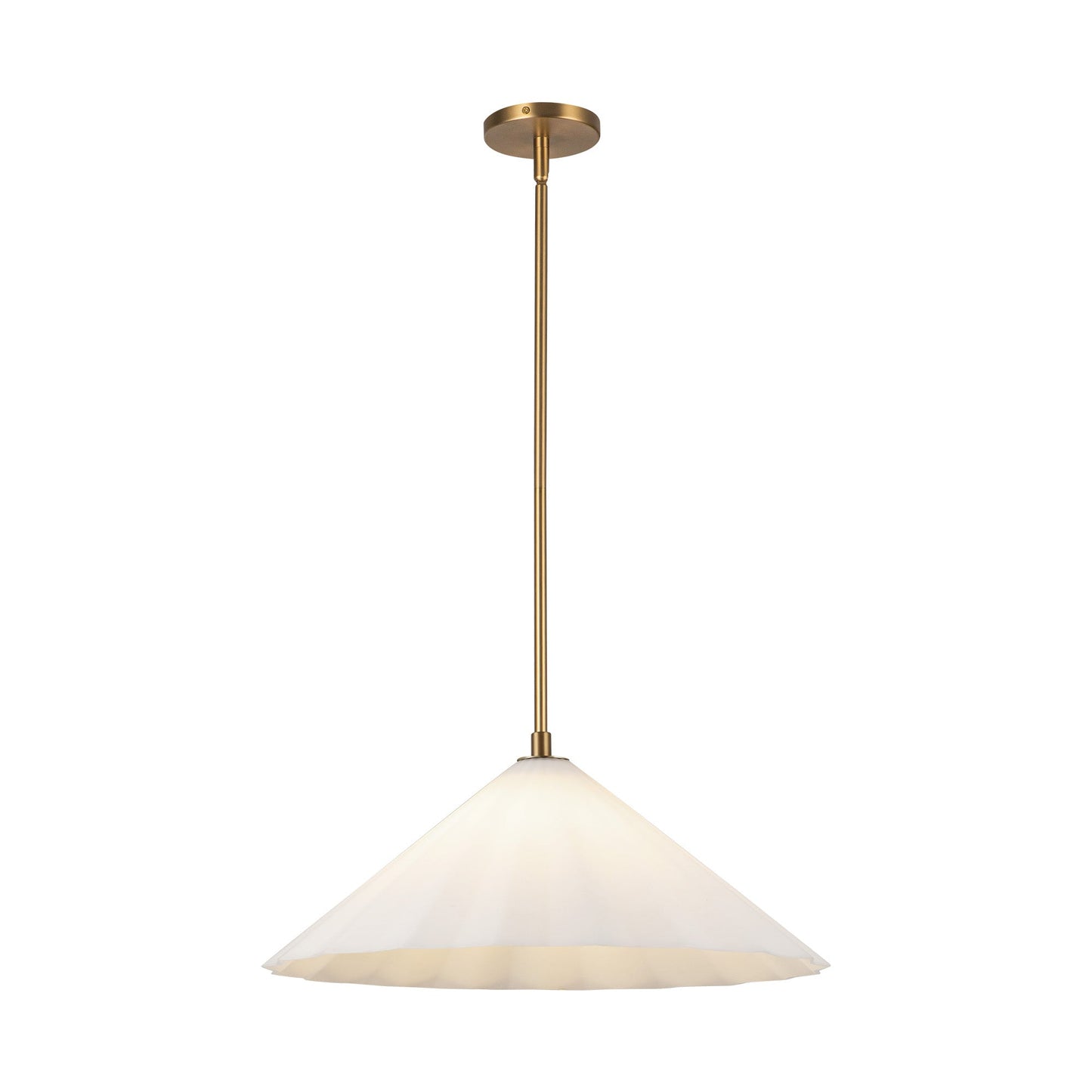 Alora Mood Serena aged gold pendant PD451820AGOP