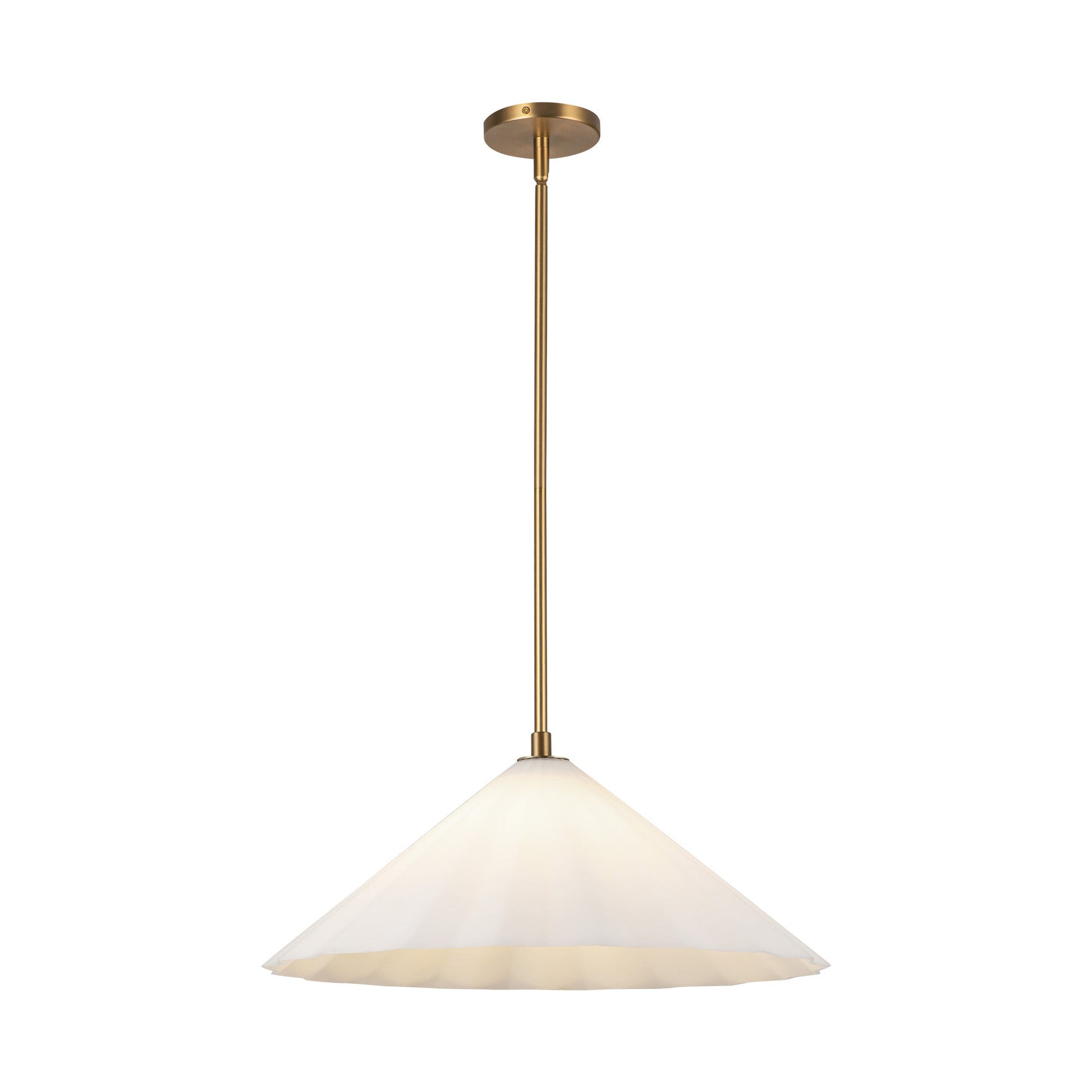 Alora Mood Serena aged gold pendant PD451820AGOP