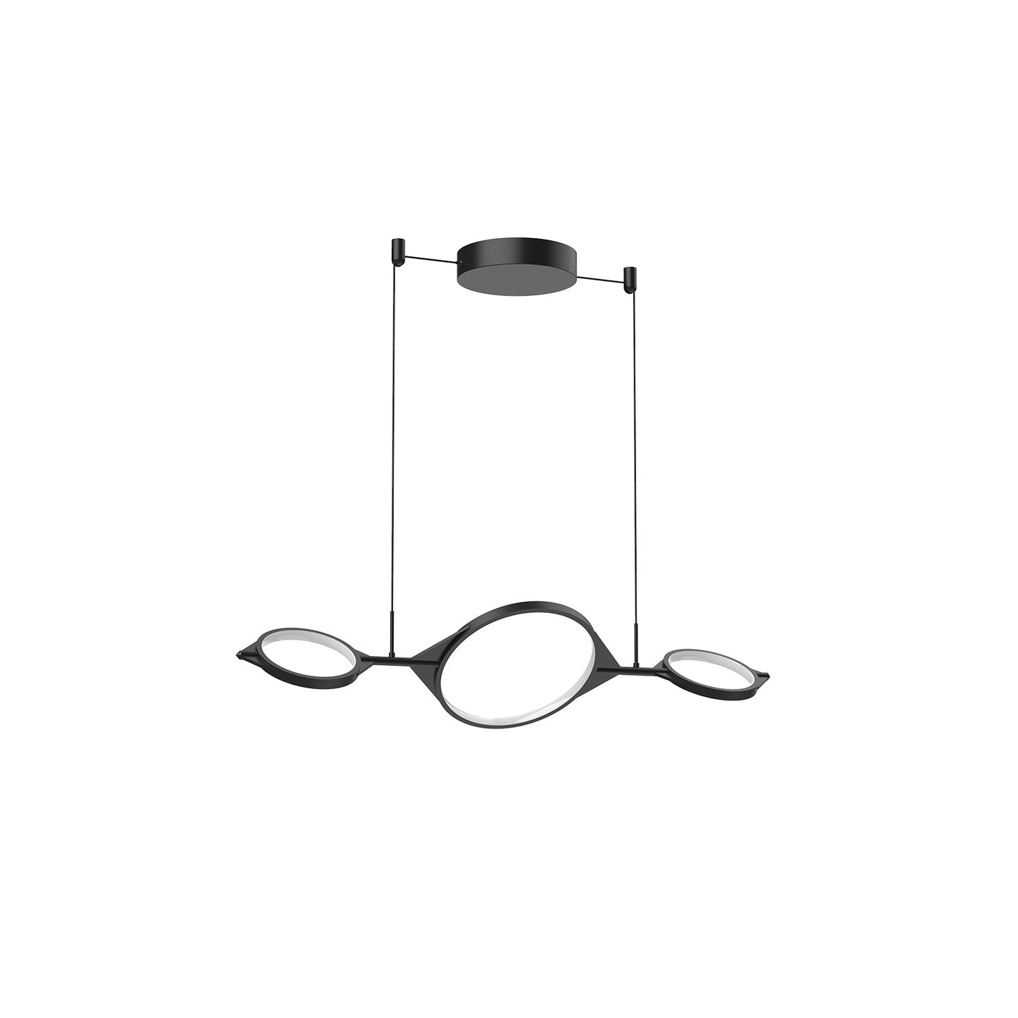 Kuzco Serif black linear pendant LP84434-BK
