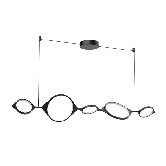 Kuzco Serif black linear pendant LP84457-BK