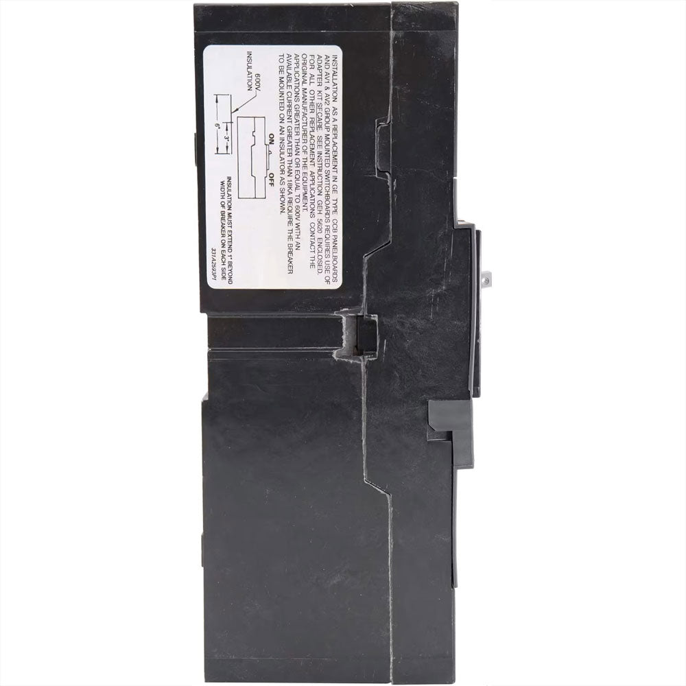 General Electric 250A 600VAC 3 Pole Molded Case Circuit Breaker SFHA Frame