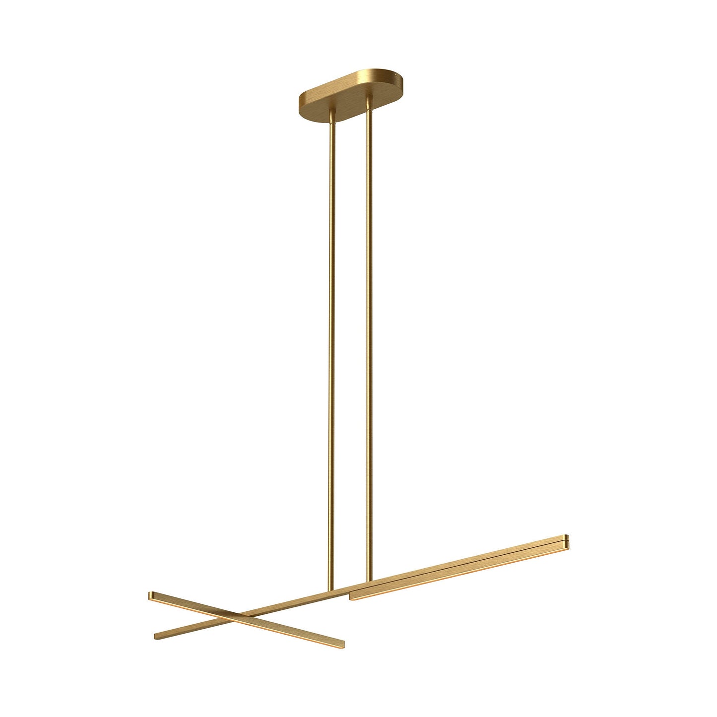 Kuzco Shift brushed gold [universal voltage] linear pendant LP28748-BG