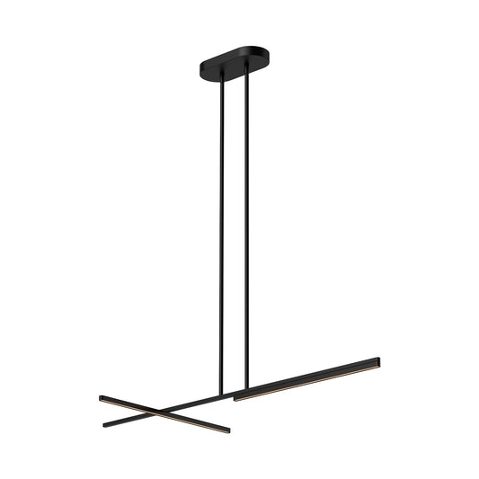 Kuzco Shift black [universal voltage] linear pendant LP28748-BK-UNV