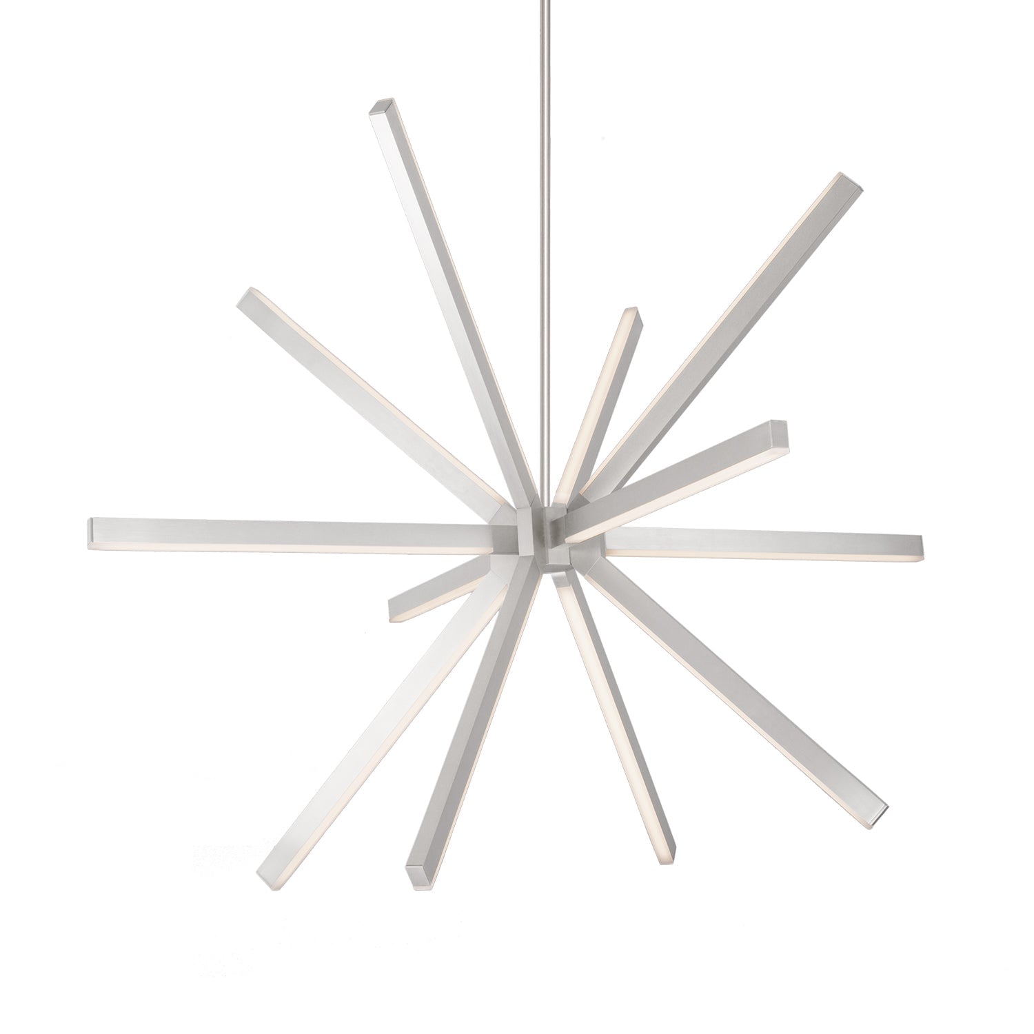 Kuzco Sirius brushed nickel chandelier CH14348-BN