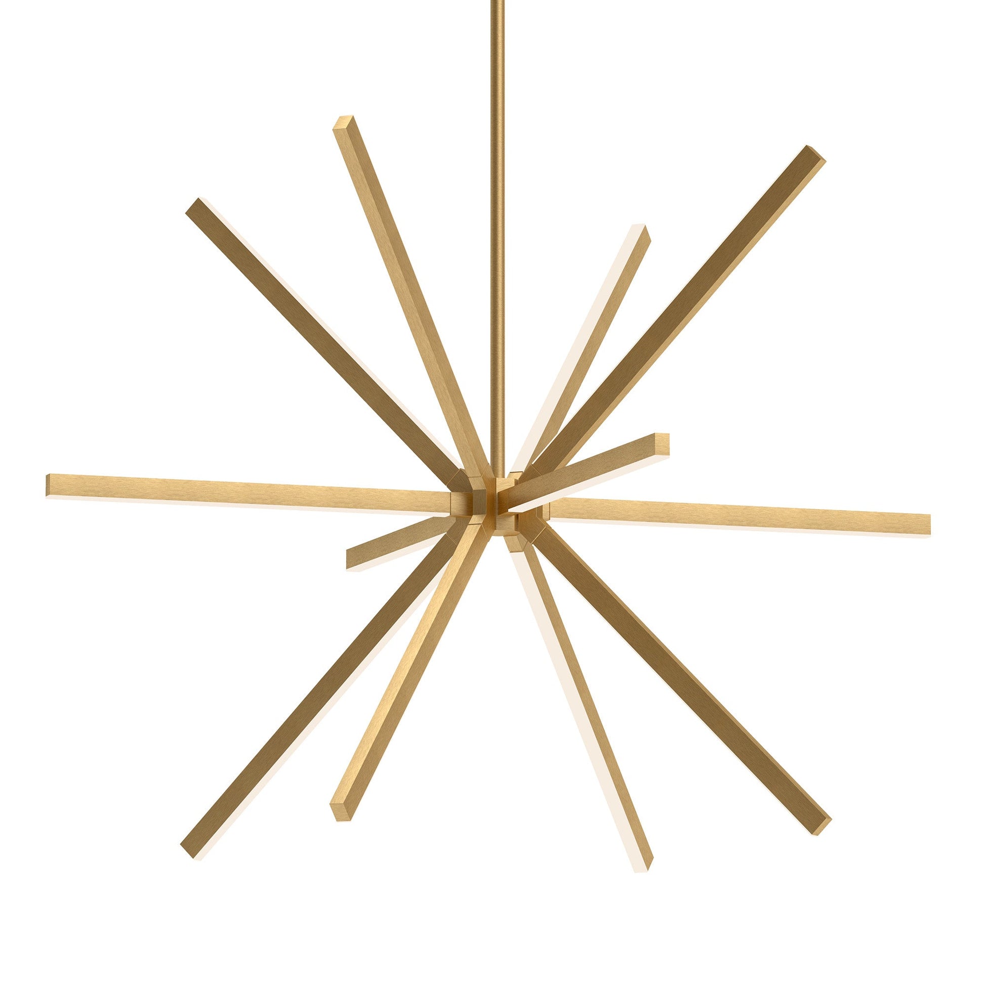 Kuzco Sirius brushed gold chandelier CH14356-BG