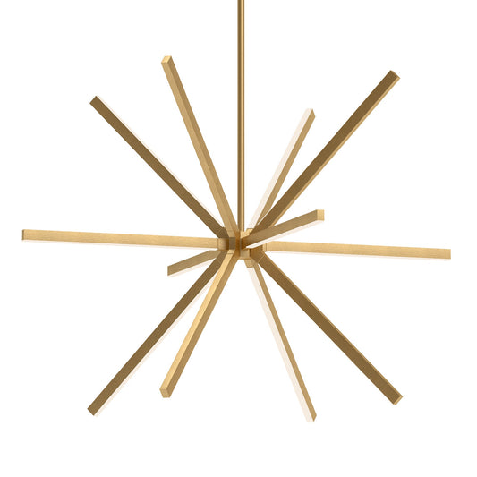 Kuzco Sirius brushed gold chandelier CH14356-BG