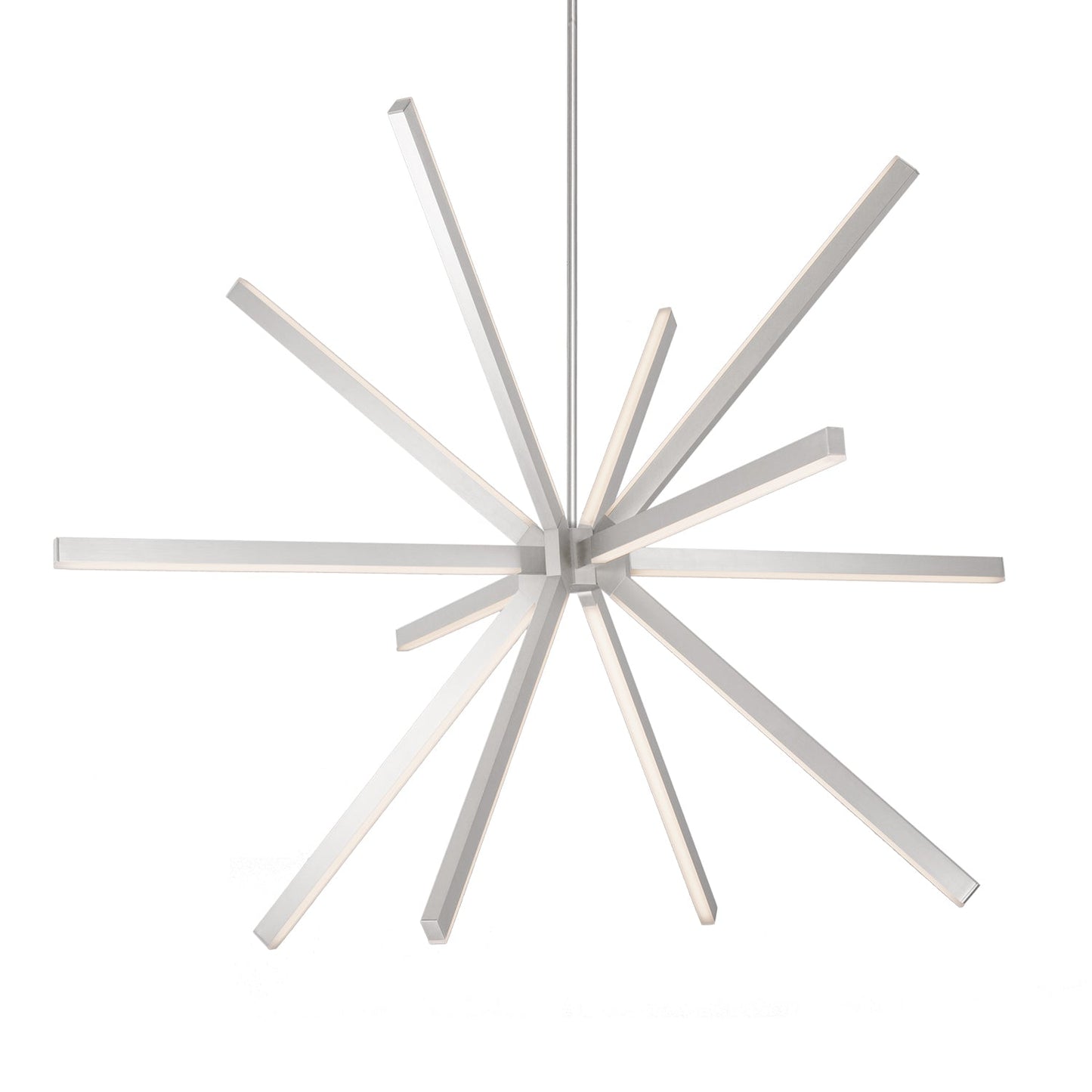 Kuzco Sirius brushed nickel chandelier CH14356-BN