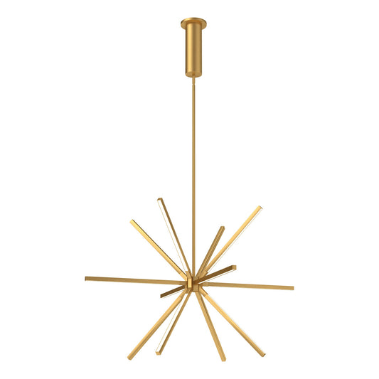 Kuzco Sirius Minor brushed gold chandelier CH14232-BG