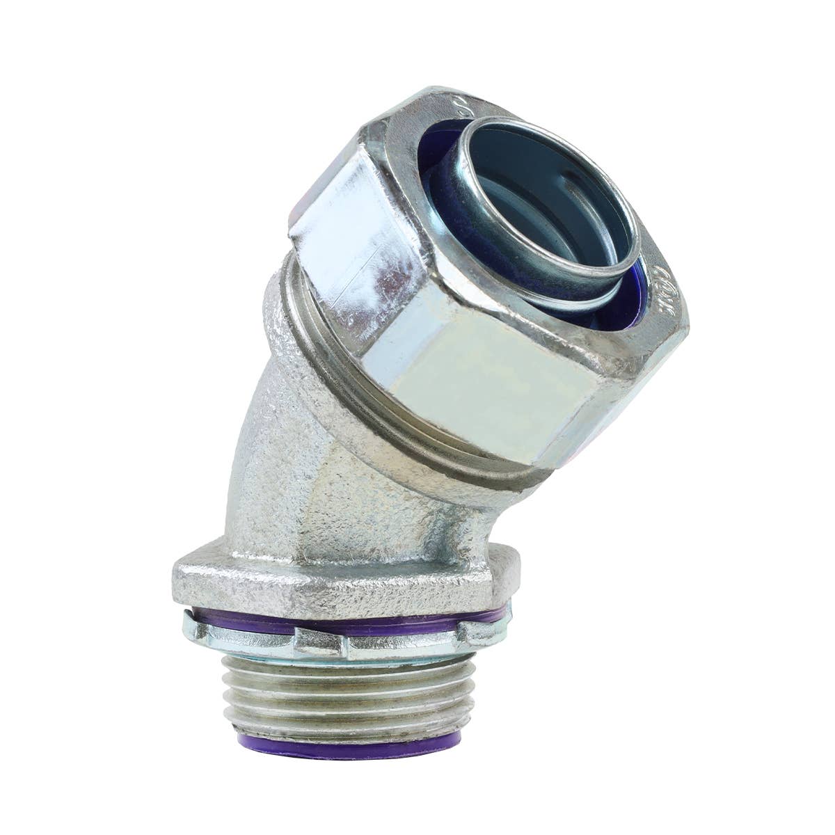 Dottie SL45100I Dottie 1 in 45 Degree Insulated Steel Liquid Tight Connector SL45100I