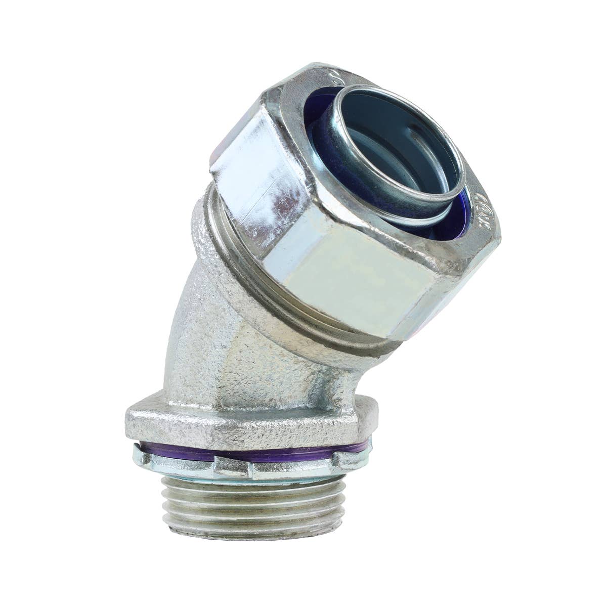 Dottie SL4538 Dottie 3/8 in 45 Degree Steel Liquid Tight Connector SL4538