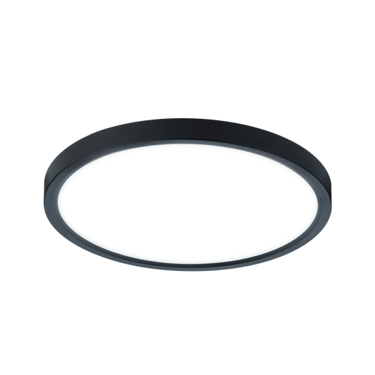 Premium Extrusion Double Flange Recessed Mount 2M Black Finish - American Lighting PE-AA2DF-2M-BK