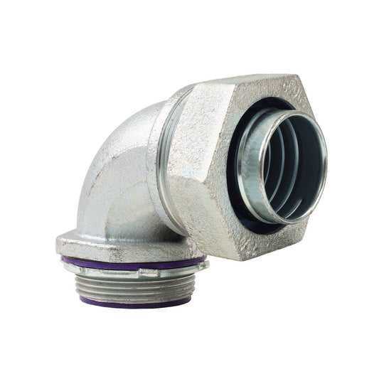 Dottie SL90250I Dottie 2-1/2 in 90 Degree Insulated Steel Liquid Tight Connector SL90250I