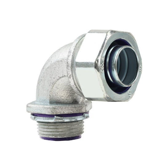 Dottie SL9050I Dottie 1/2 in 90 Degree Insulated Steel Liquid Tight Connector SL9050I