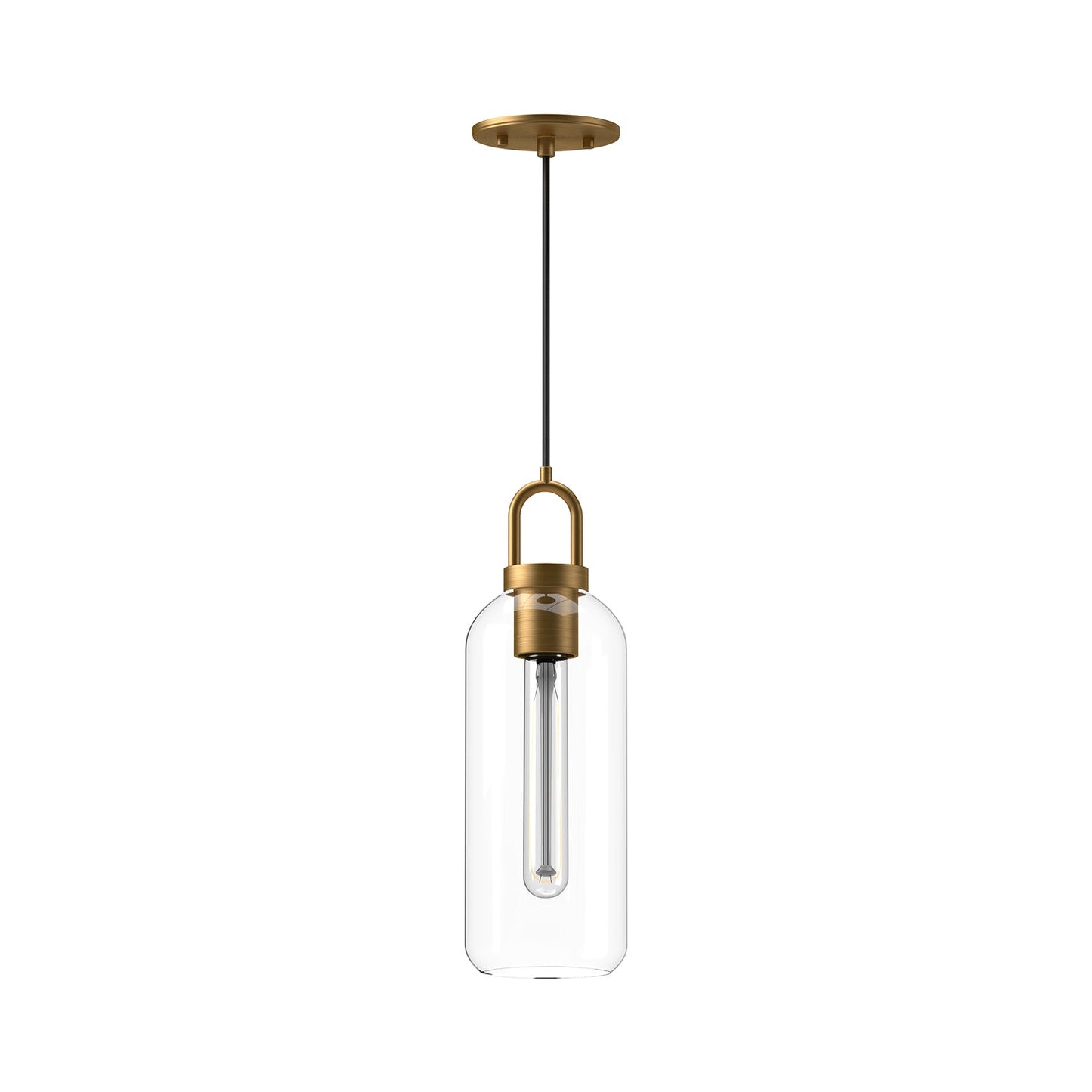 Alora Mood Soji aged gold pendant PD401505AGCL
