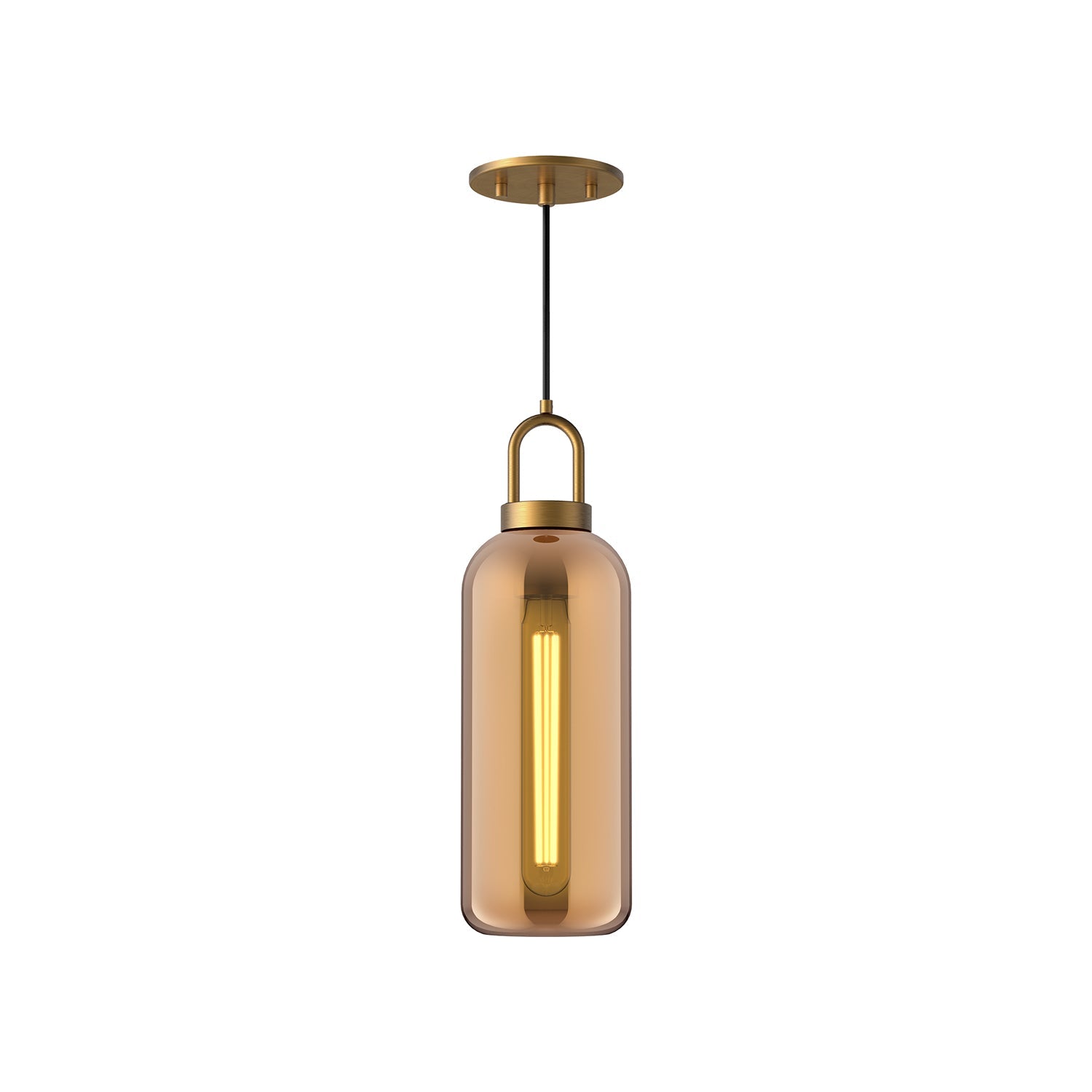 Alora Mood Soji aged gold pendant PD401505AGCP