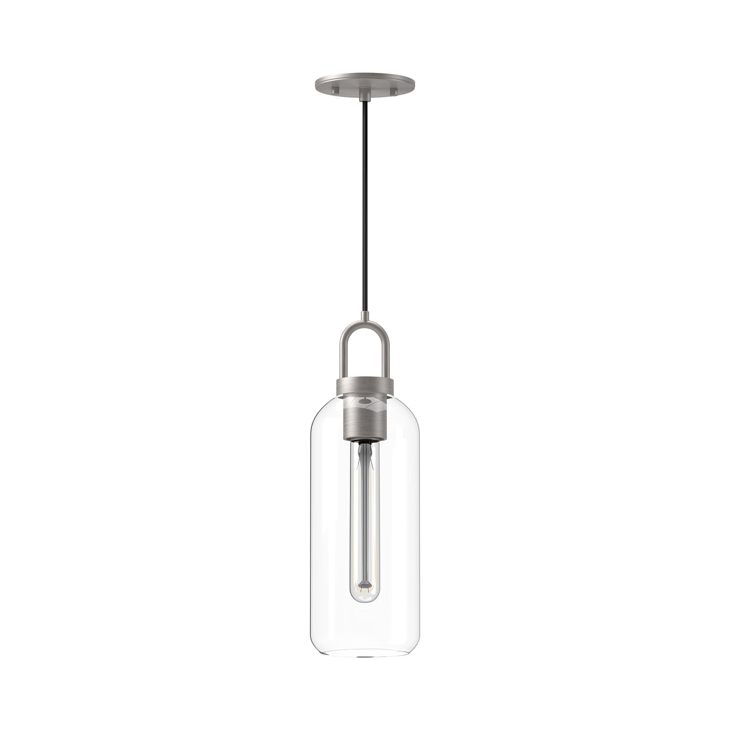 Alora Mood Soji brushed nickel pendant PD401505BNCL