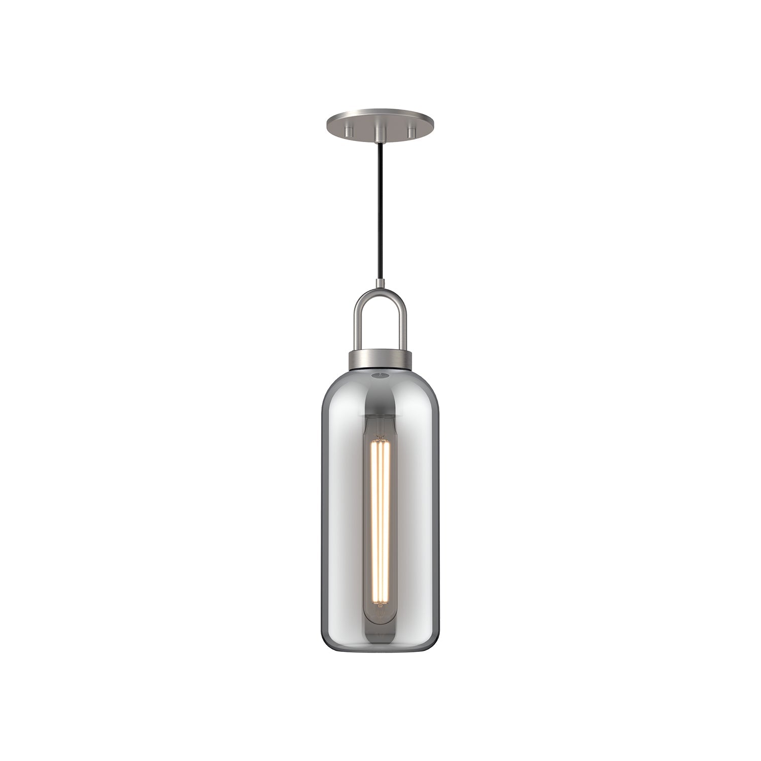 Alora Mood Soji brushed nickel pendant PD401505BNSM