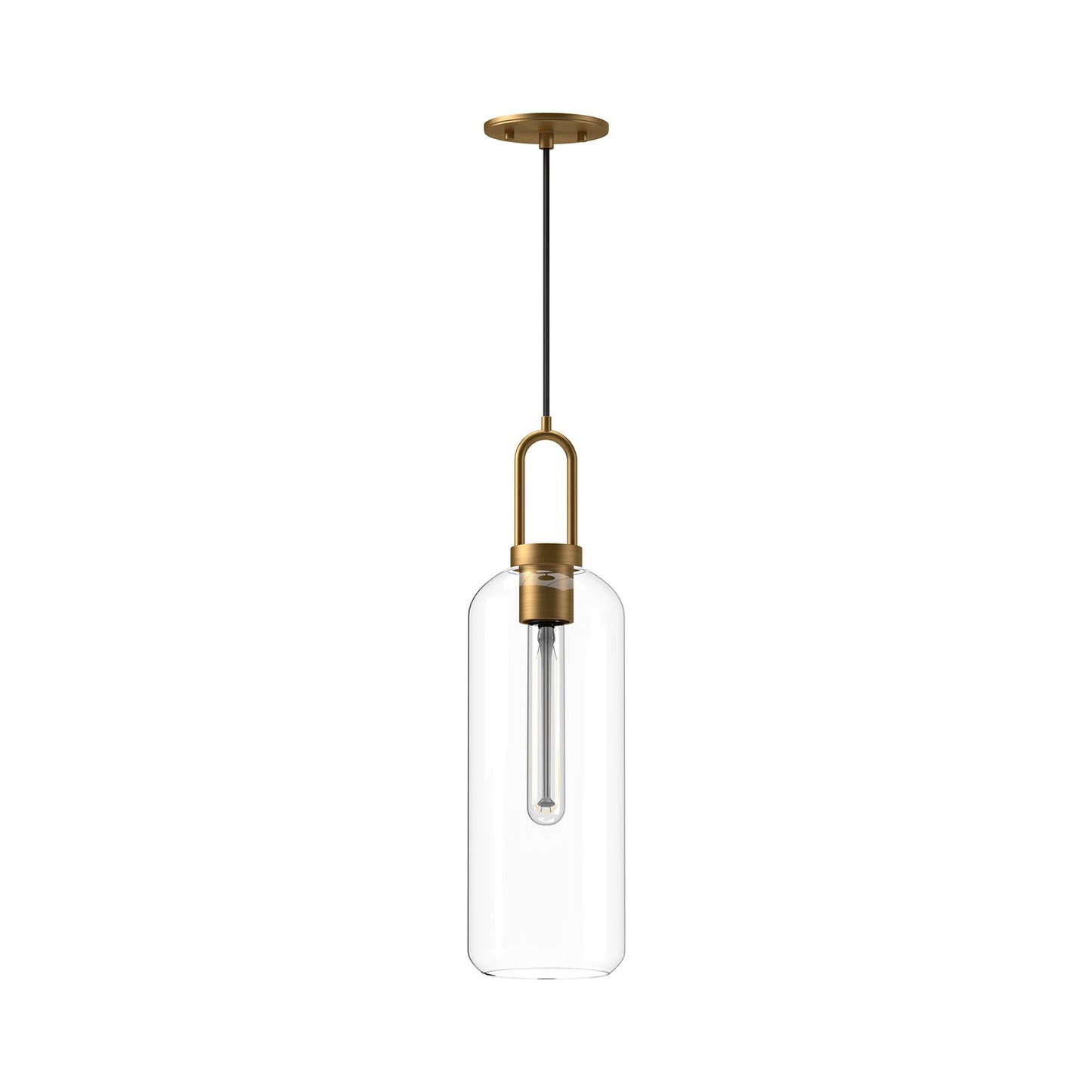 Alora Mood Soji aged gold pendant PD401606AGCL