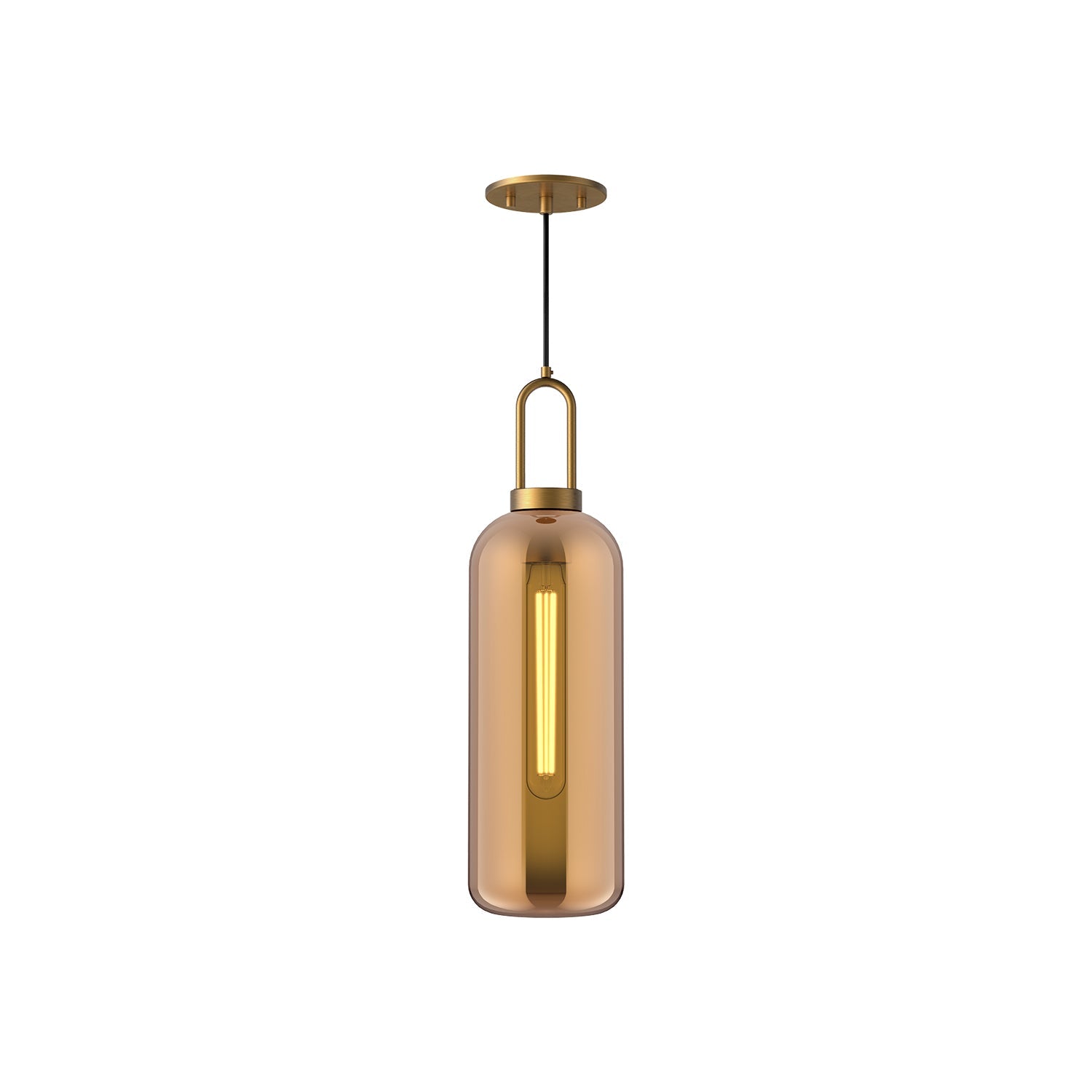 Alora Mood Soji aged gold pendant PD401606AGCP
