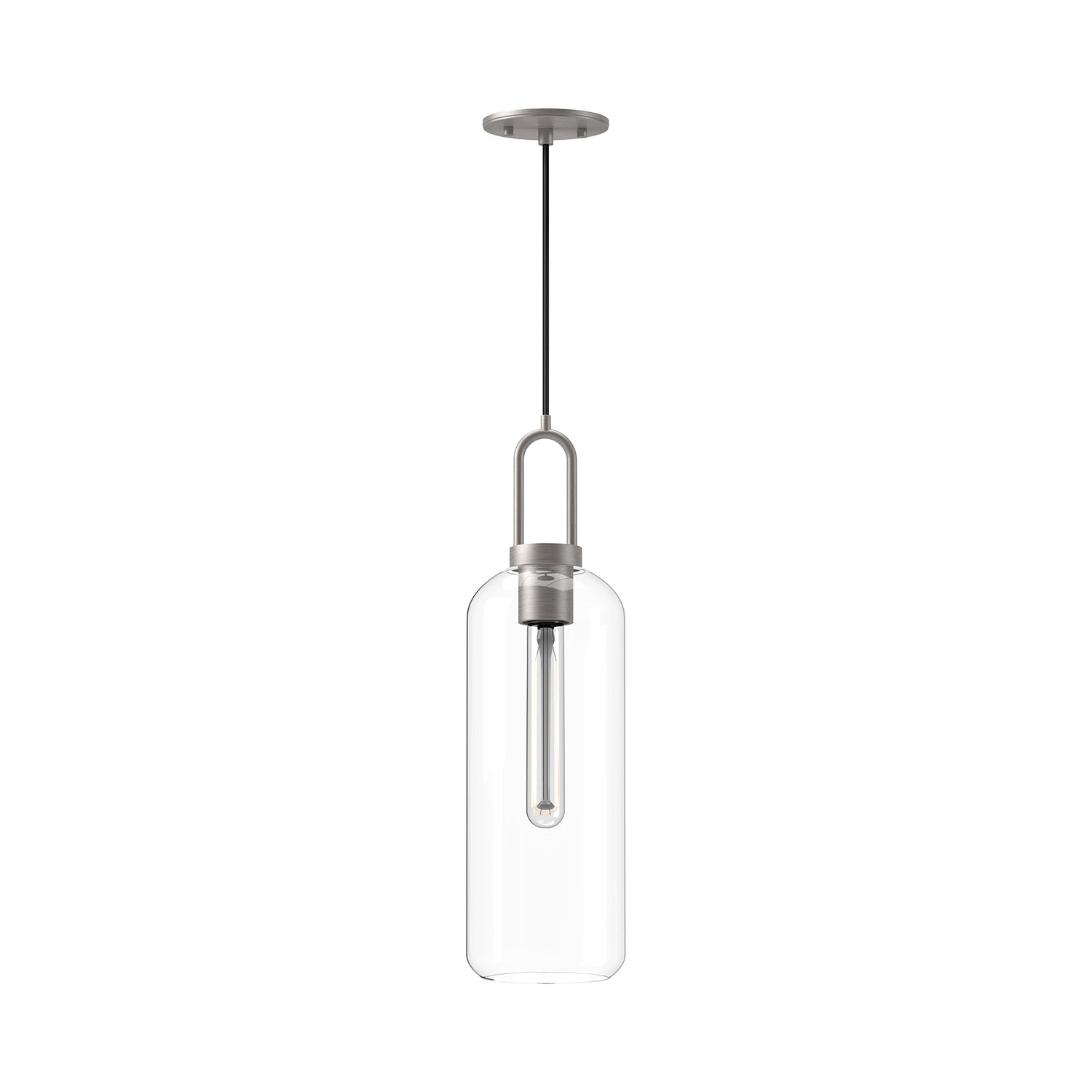 Alora Mood Soji brushed nickel pendant PD401606BNCL