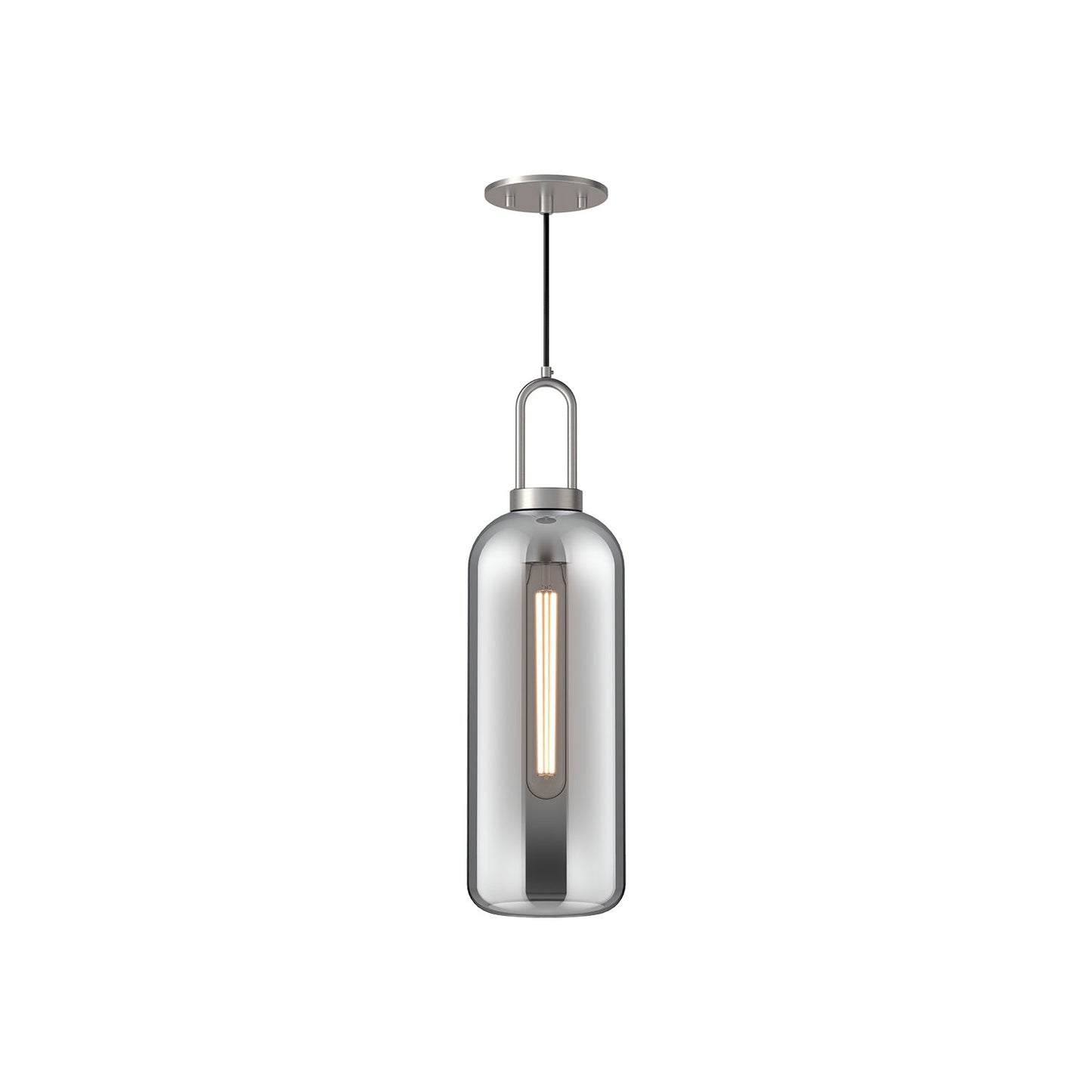 Alora Mood Soji brushed nickel pendant PD401606BNSM