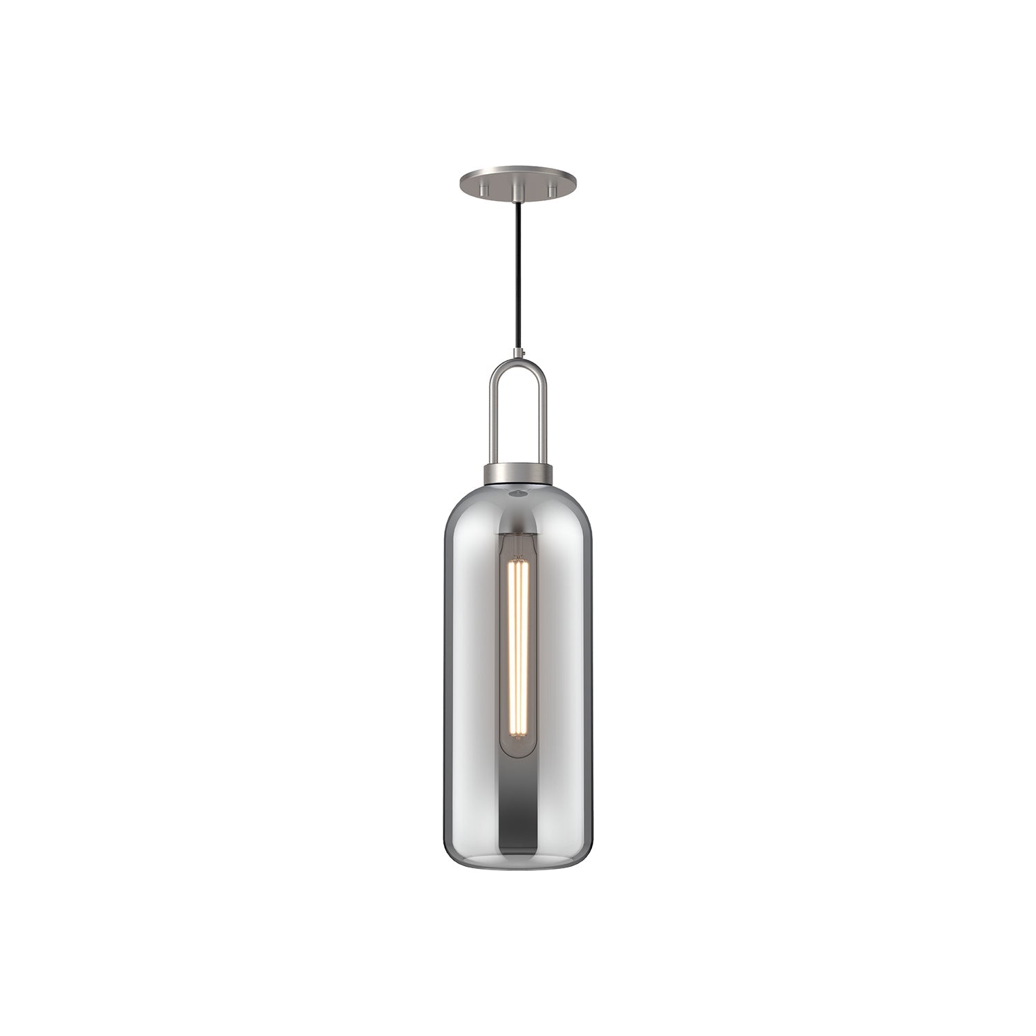 Alora Mood Soji brushed nickel pendant PD401606BNSM