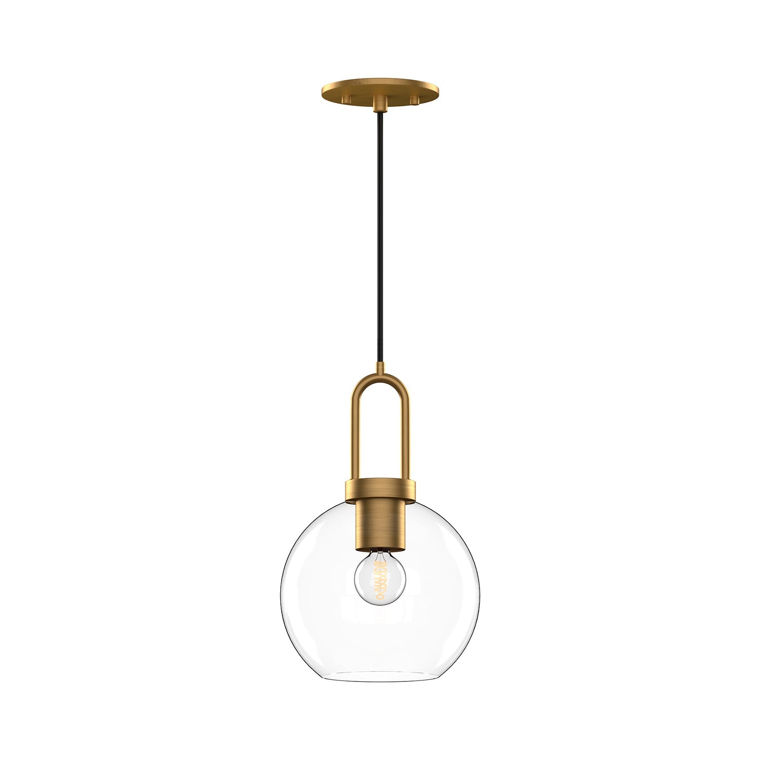 Alora Mood Soji aged gold pendant PD601608AGCL
