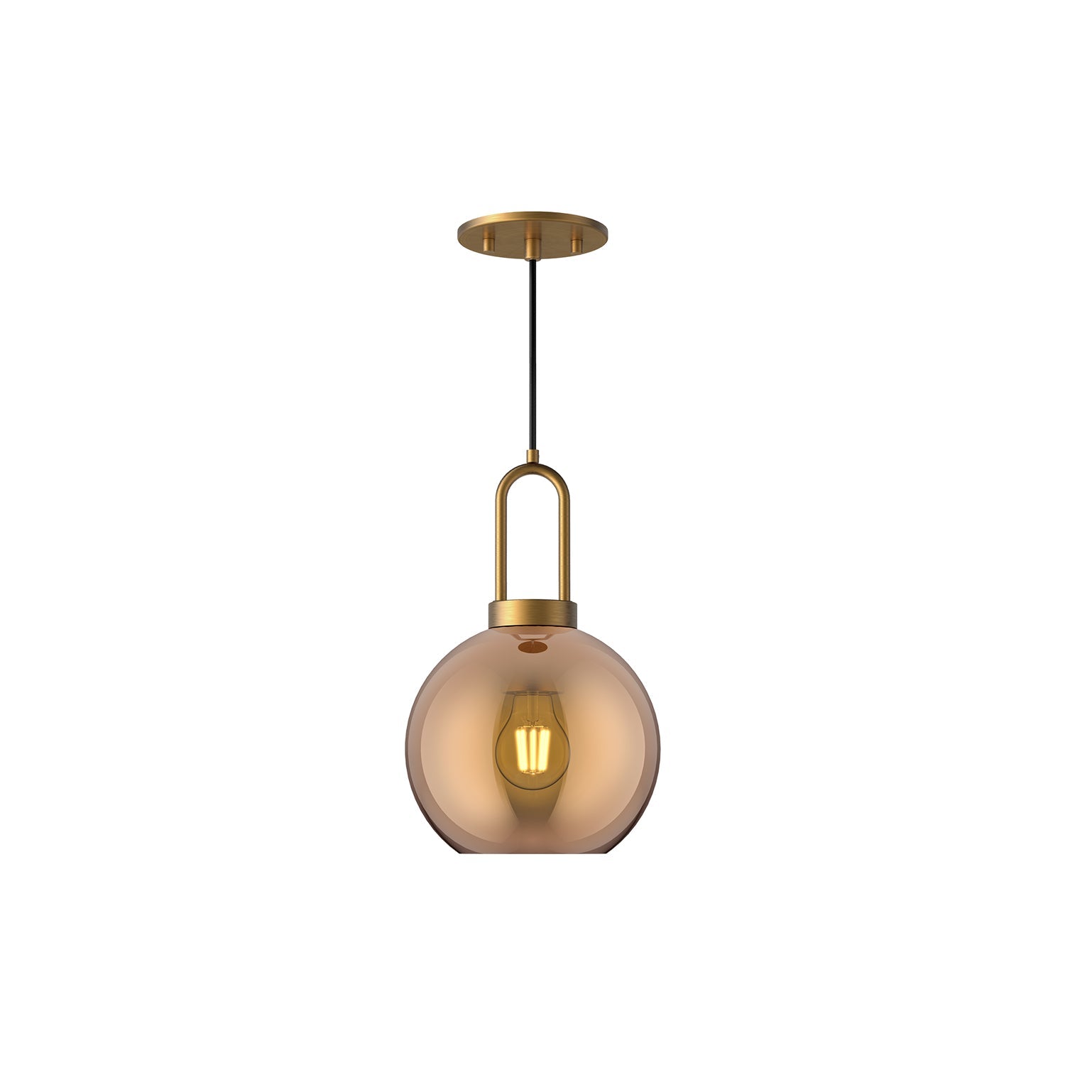 Alora Mood Soji aged gold pendant PD601608AGCP