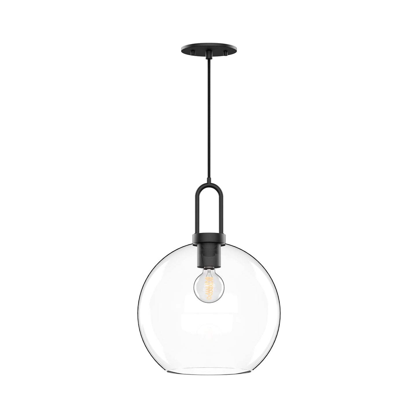 Alora Mood Soji clear glass pendant PD601710MBCL