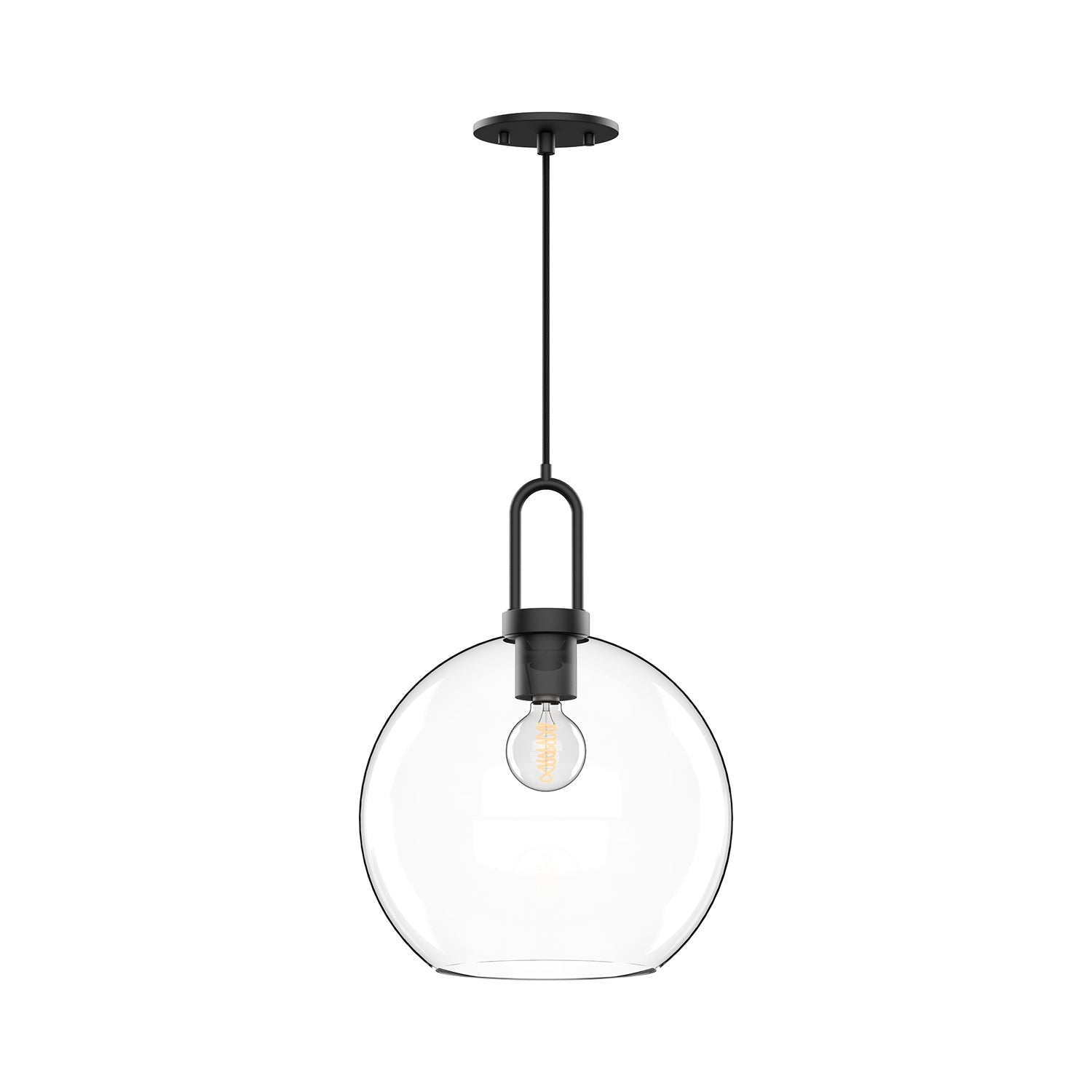 Alora Mood Soji clear glass pendant PD601710MBCL