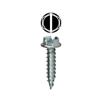 Dottie SP101TP2K Dottie #10 x 1 in Slotted Hex Washer Head Metal Piercing Screw (2,000pc Tuff Pail) SP101TP2K