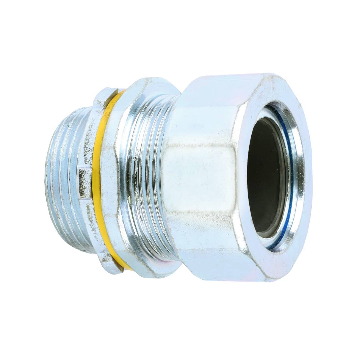 Dottie SR100C950 Dottie 1 in Steel Strain Relief Connector (Gray Grommet) SR100C950
