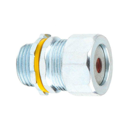 Dottie SR50A250 Dottie 1/2 in Steel Strain Relief Connector (Red Grommet) SR50A250
