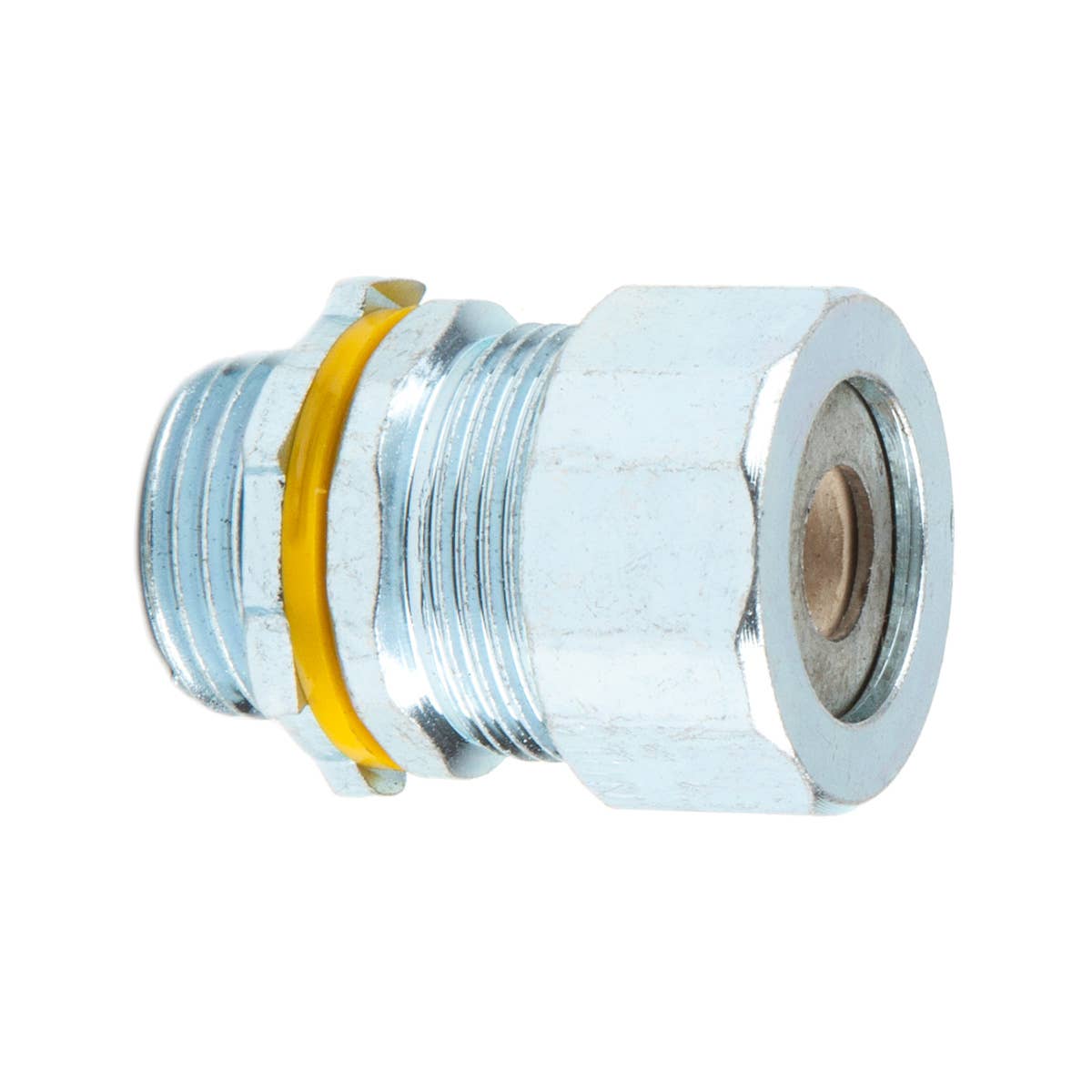 Dottie SR50A350 Dottie 1/2 in Steel Strain Relief Connector (White Grommet) SR50A350