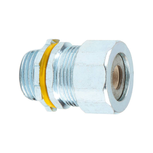 Dottie SR50A350 Dottie 1/2 in Steel Strain Relief Connector (White Grommet) SR50A350