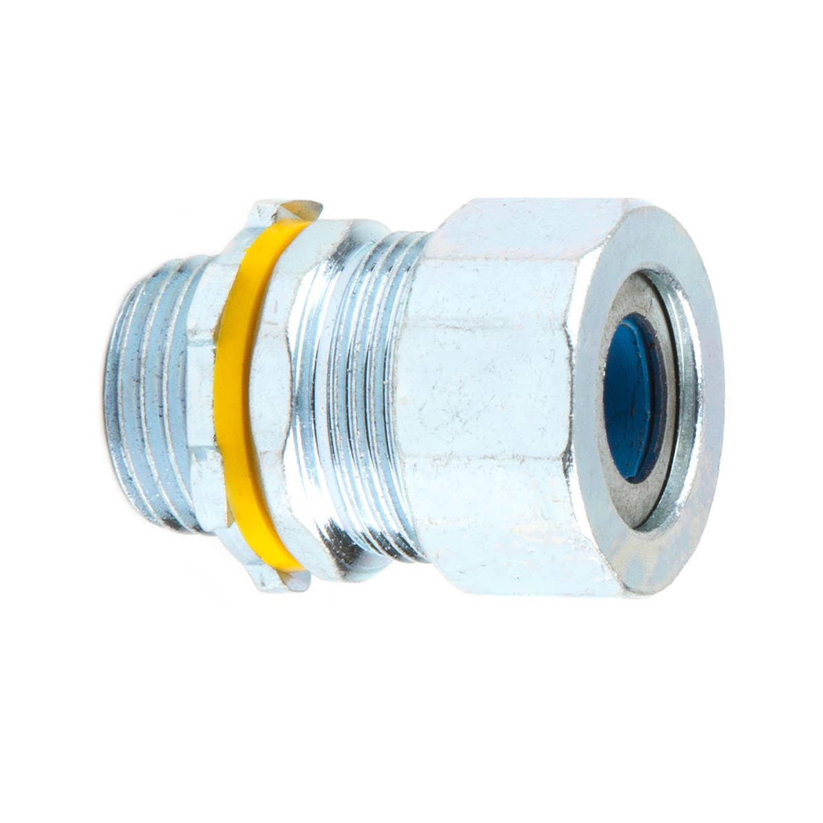 Dottie SR50A450 Dottie 1/2 in Steel Strain Relief Connector (Blue Grommet) SR50A450