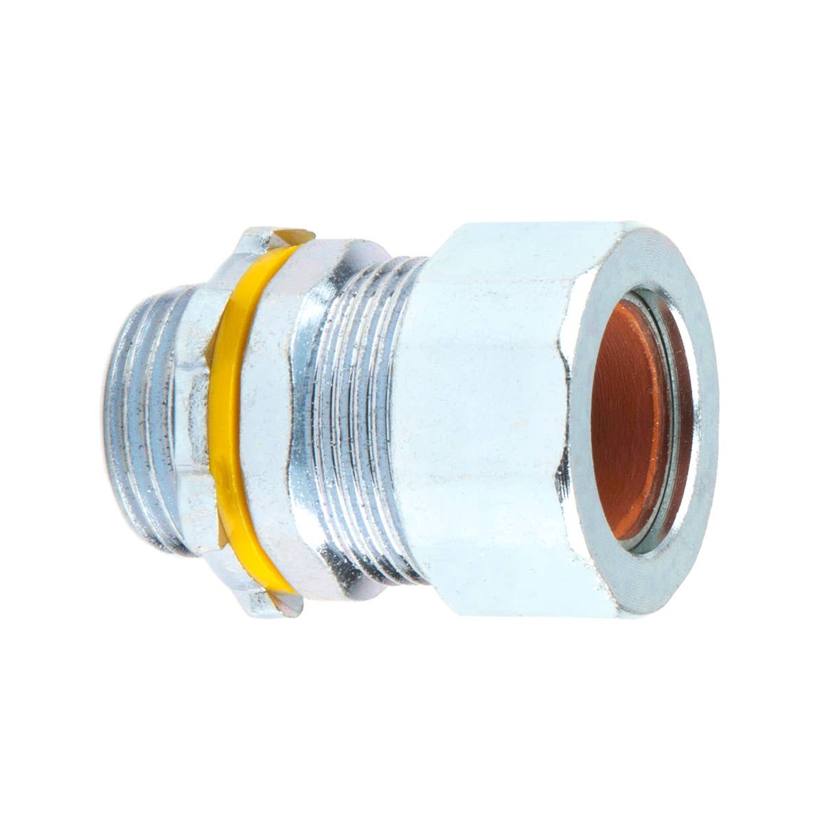 Dottie SR50A650 Dottie 1/2 in Steel Strain Relief Connector (Brown Grommet) SR50A650