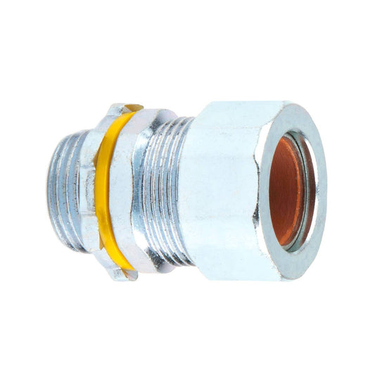 Dottie SR50A650 Dottie 1/2 in Steel Strain Relief Connector (Brown Grommet) SR50A650