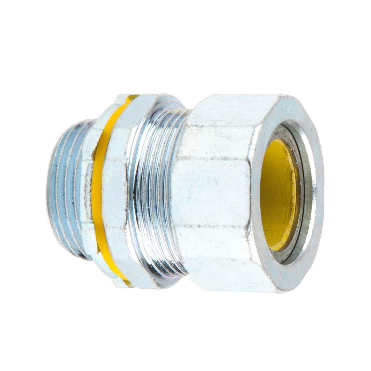 Dottie SR75B750 Dottie 3/4 in Steel Strain Relief Connector (Yellow Grommet) SR75B750