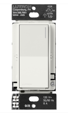 Lutron Sunnata switch in Architectural White