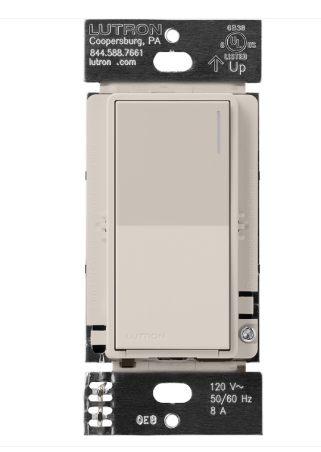 Lutron Sunnata switch in Taupe